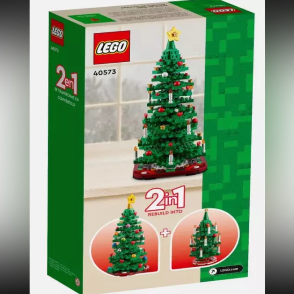 RETIRED- LEGO 40573 2 IN 1 Christmas Tree RETIRED